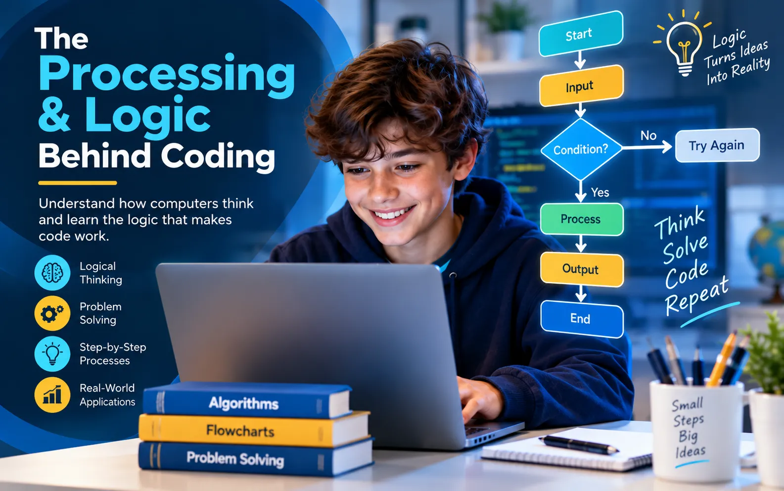 The Processing and Logic Behind Coding course
